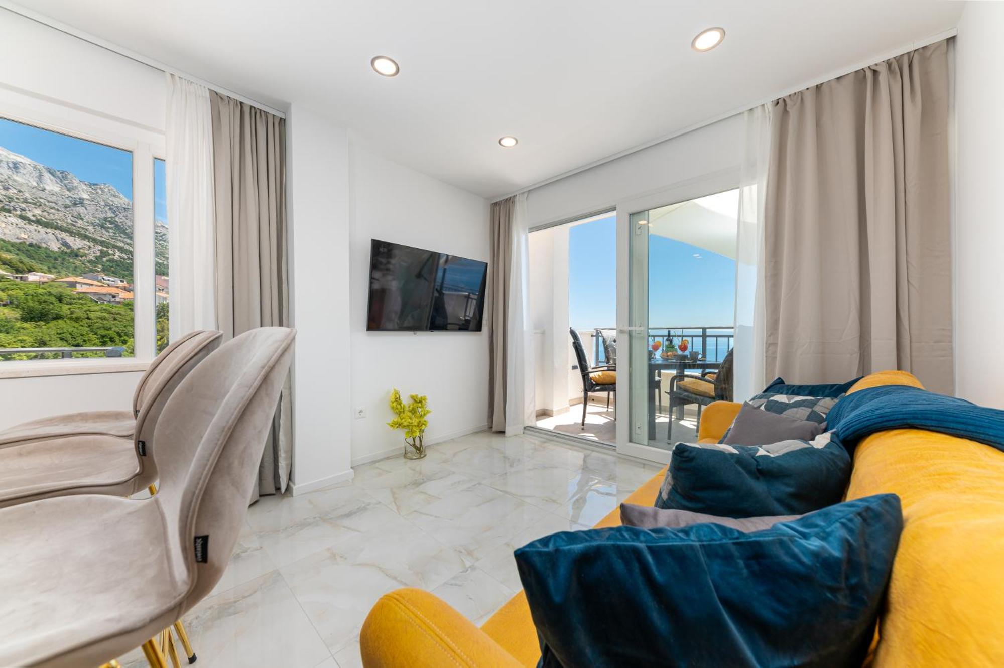 Seaview Apartments Nives Brela Zewnętrze zdjęcie