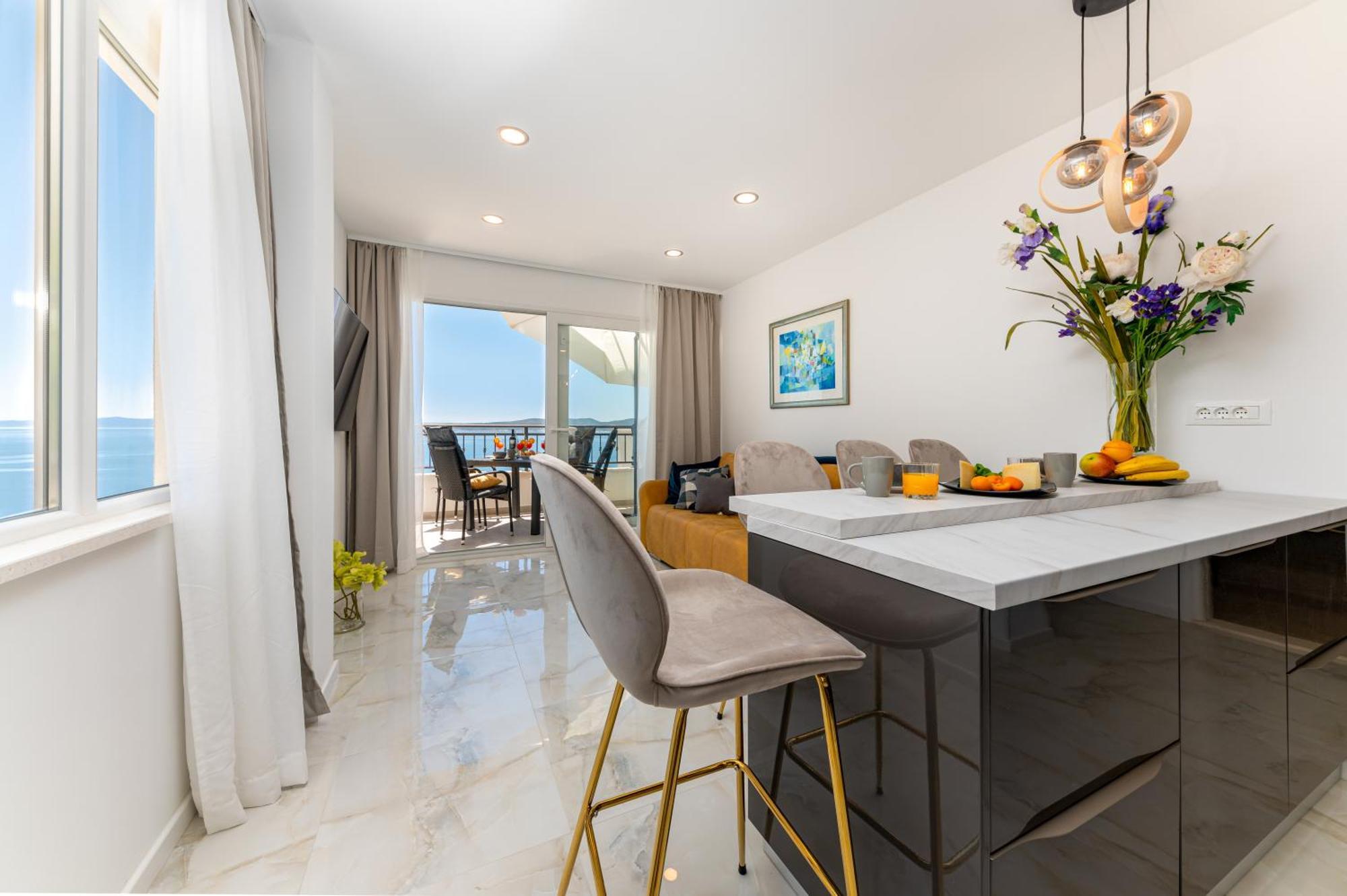 Seaview Apartments Nives Brela Zewnętrze zdjęcie