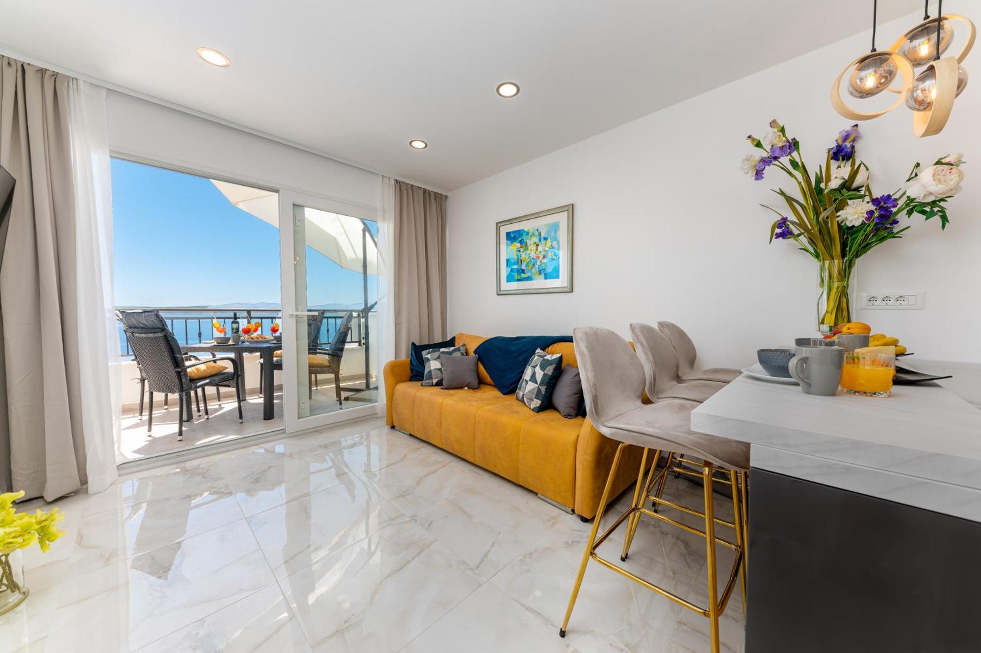 Seaview Apartments Nives Brela Zewnętrze zdjęcie