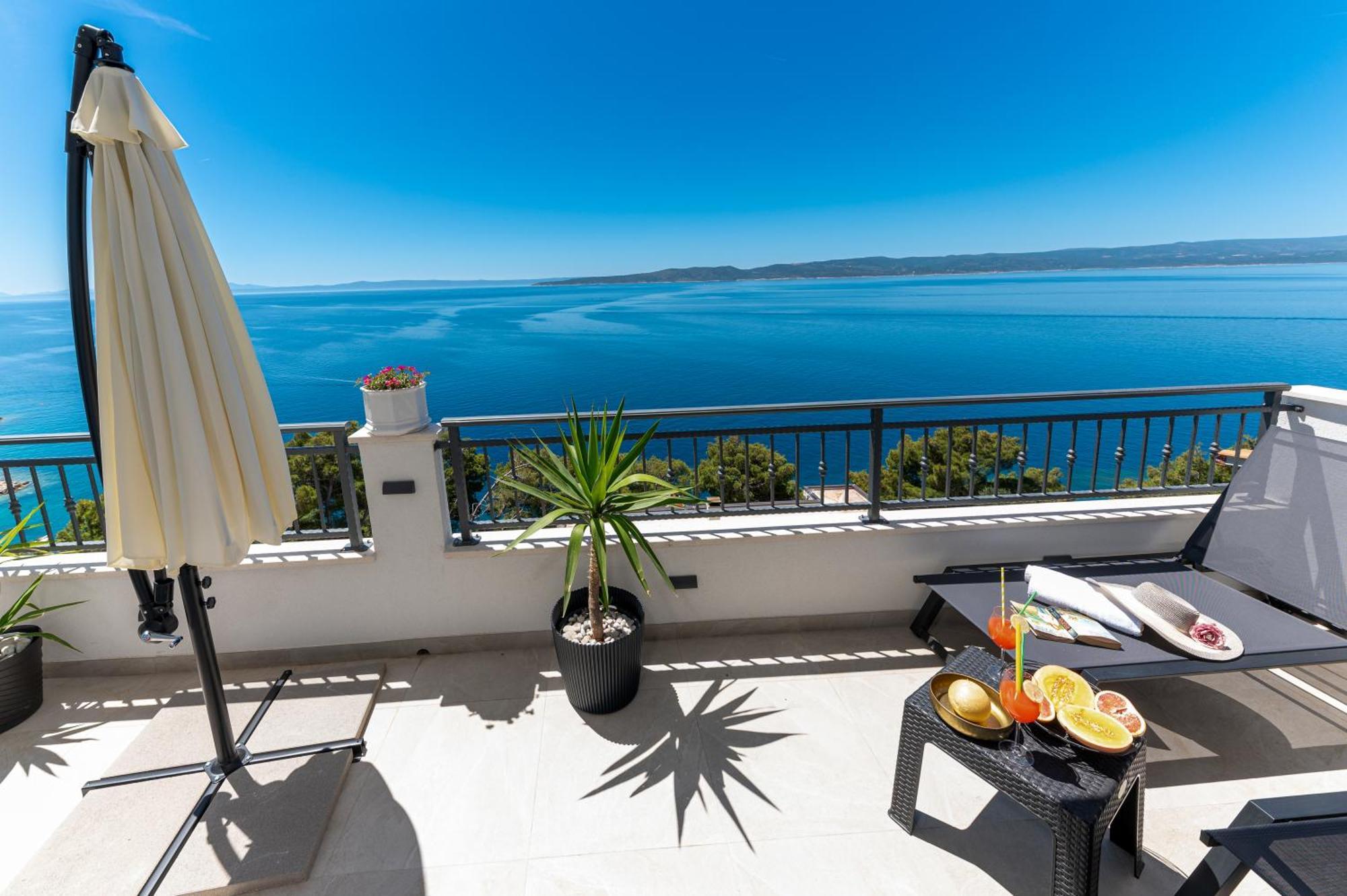 Seaview Apartments Nives Brela Zewnętrze zdjęcie