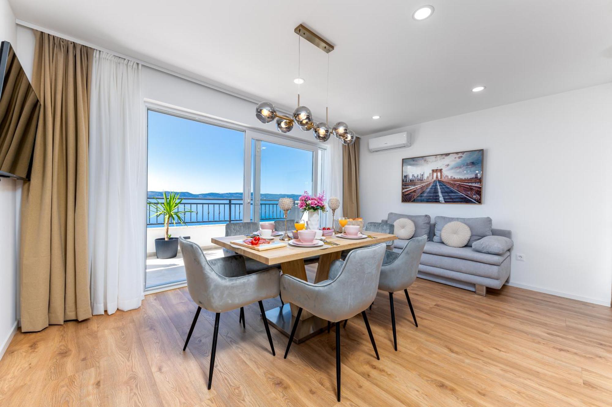 Seaview Apartments Nives Brela Zewnętrze zdjęcie