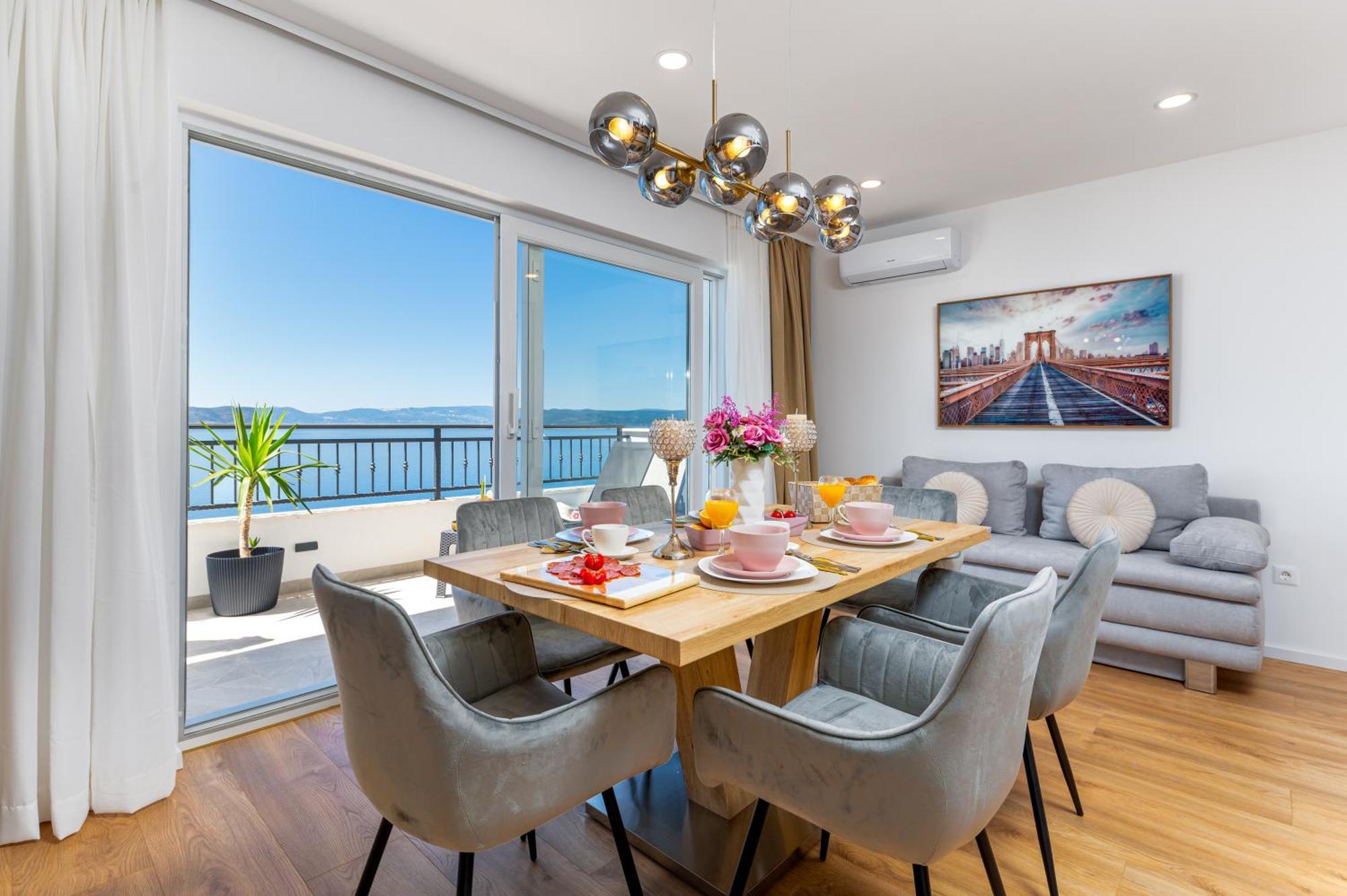 Seaview Apartments Nives Brela Zewnętrze zdjęcie
