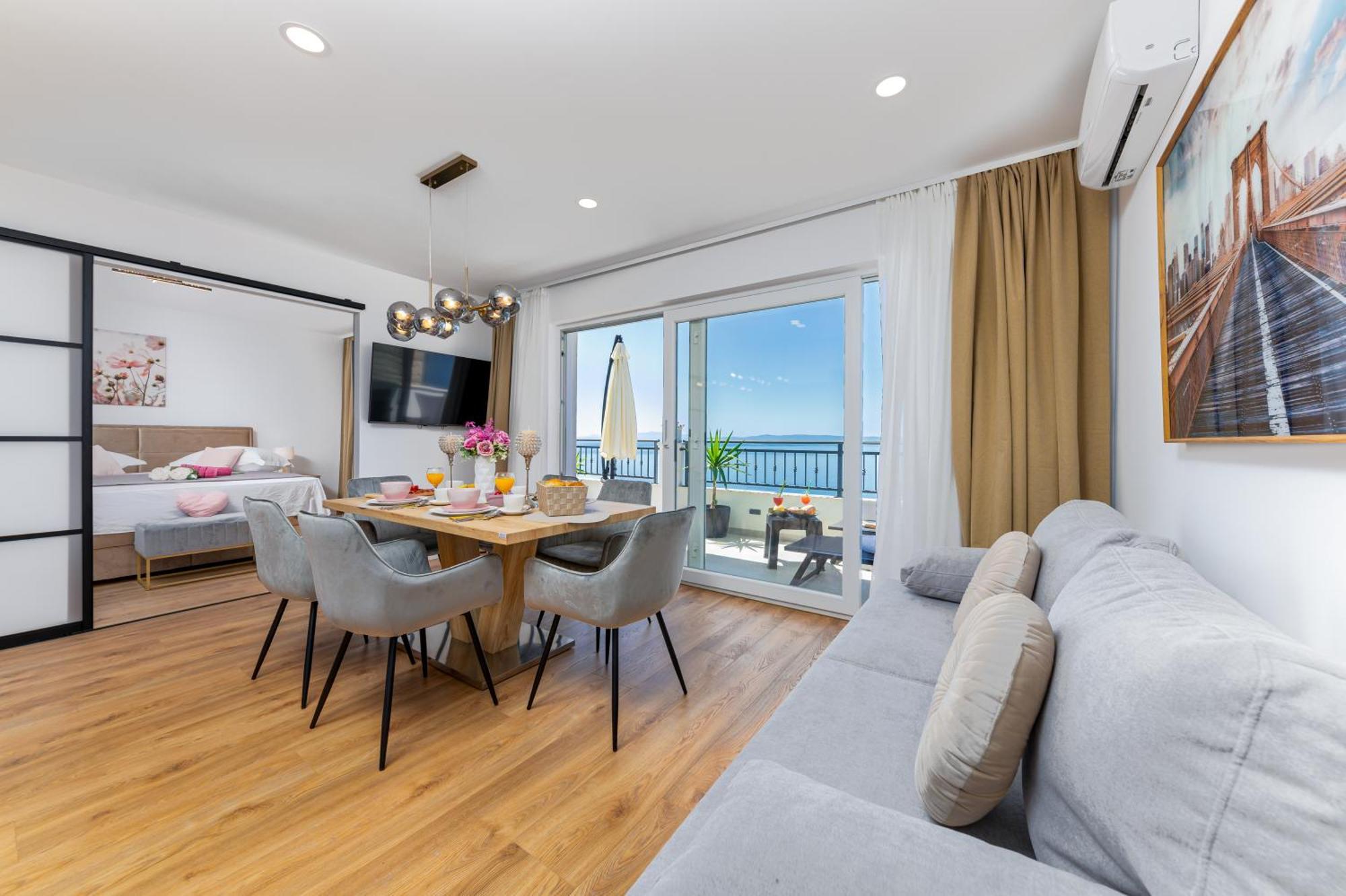 Seaview Apartments Nives Brela Zewnętrze zdjęcie