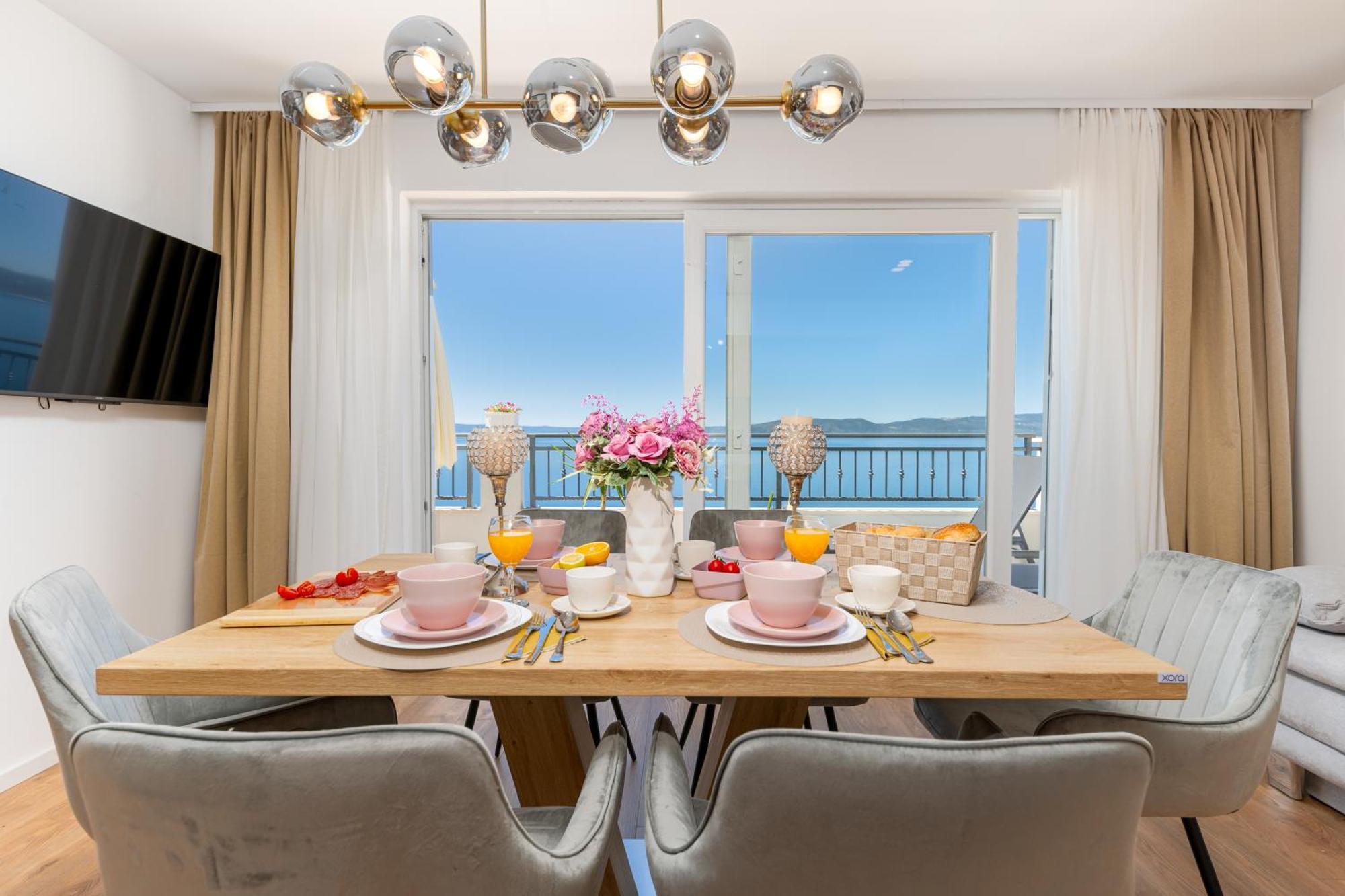 Seaview Apartments Nives Brela Zewnętrze zdjęcie