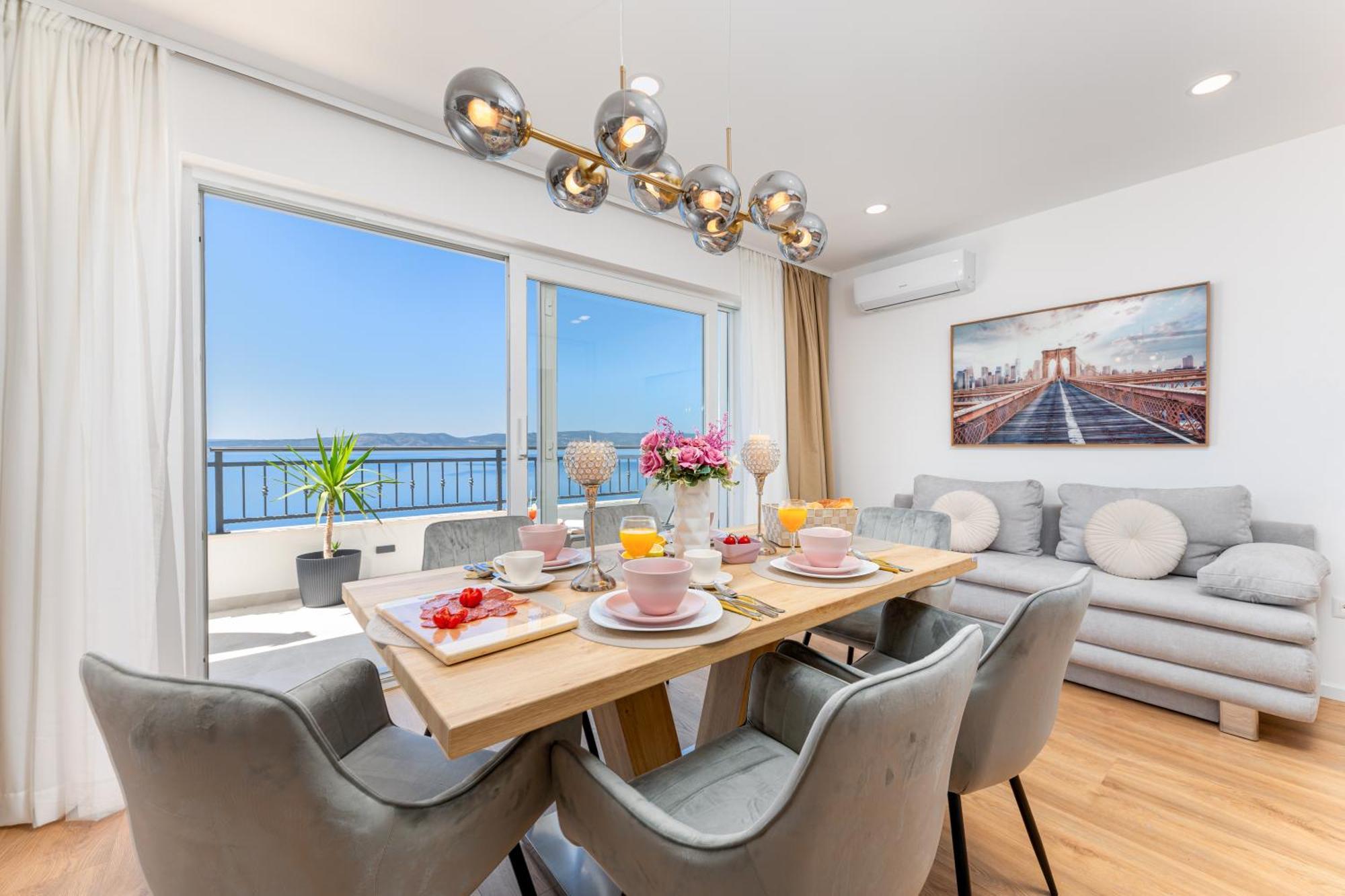 Seaview Apartments Nives Brela Zewnętrze zdjęcie
